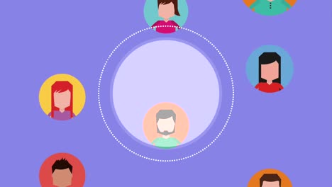 personas de dispositivos medios sociales