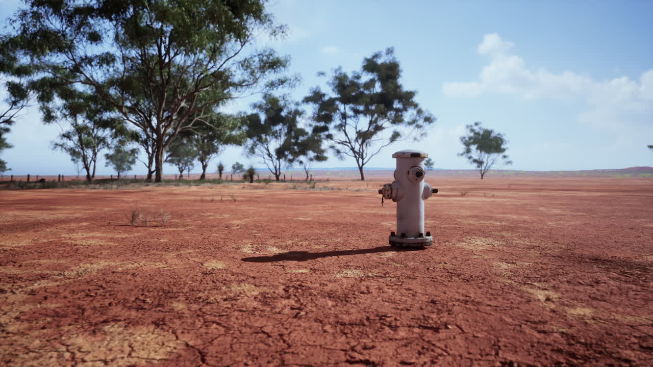 사막 의  ⁇ 은 산화 된 화재 하이드란트
