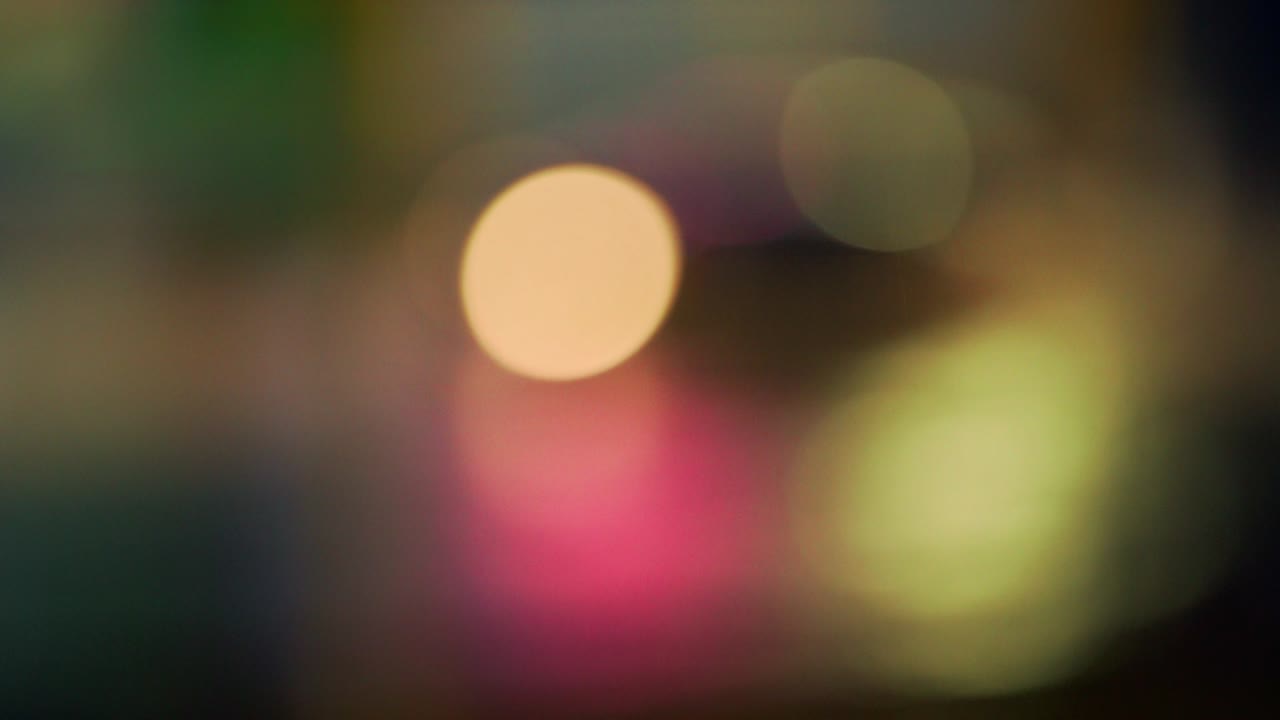 Christmas lights. Multi-colored background.