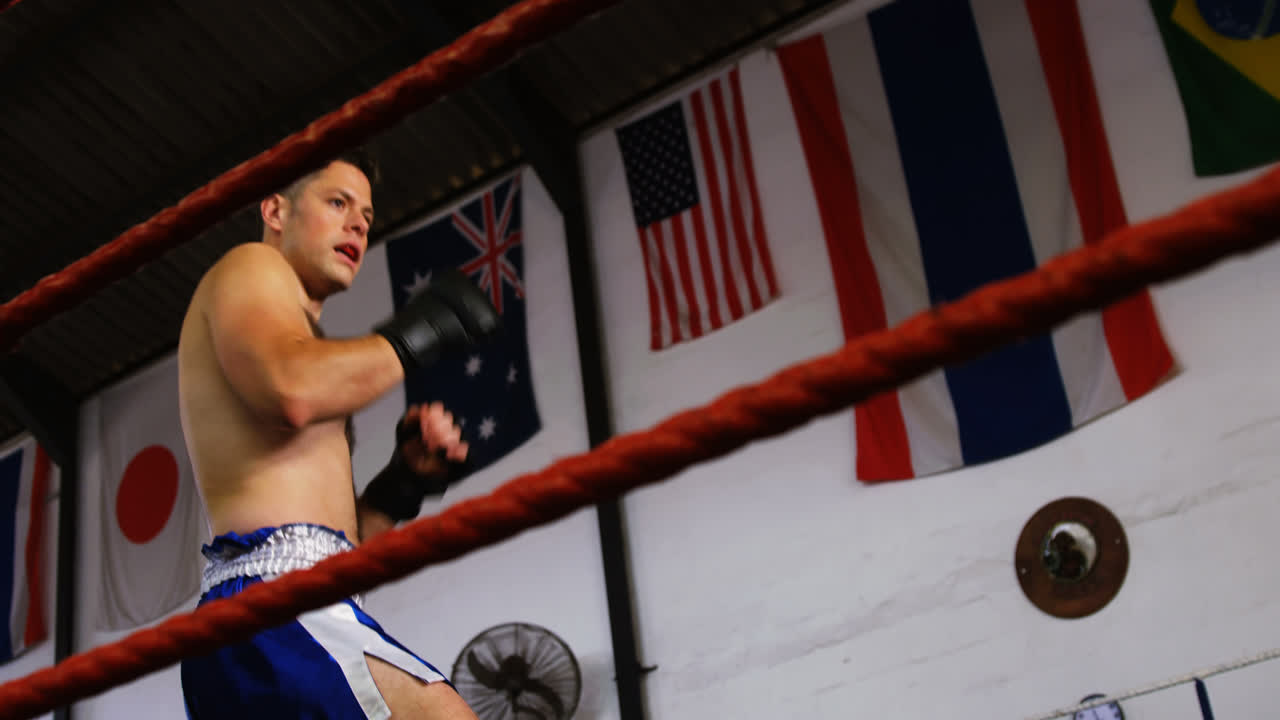 권투 를 하는 권투 선수