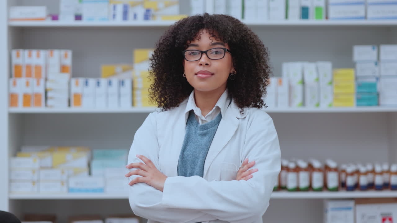 Portrait de stagiaire fier travaillant les bras croisés