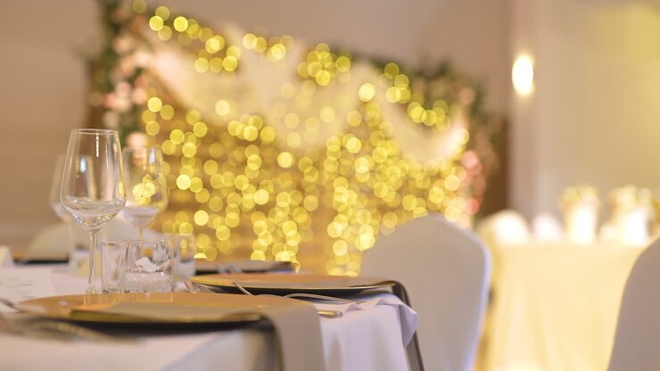 Luxury Decorated Table Before Party Event 4