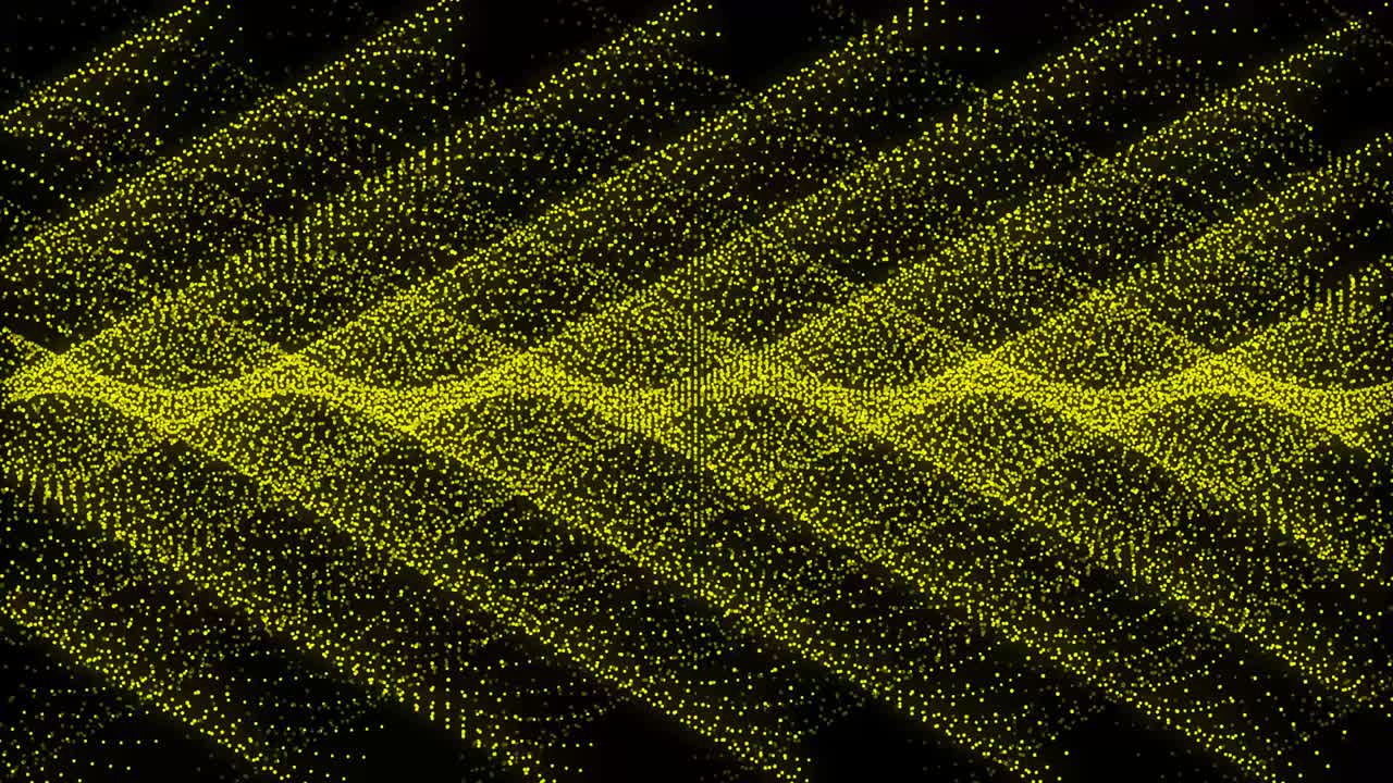 Yellow color Dot Shape Pattern animation motion graphics