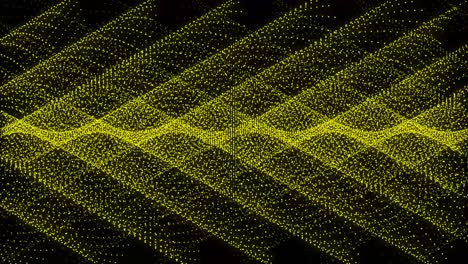 patrón de forma de punto de color amarillo animación gráficos de movimiento