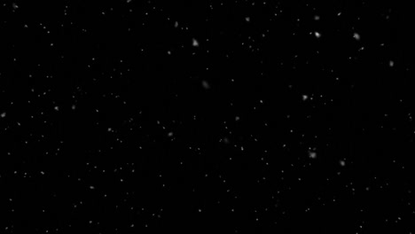 Animation-of-multiple-white-specks-moving-on-black-background