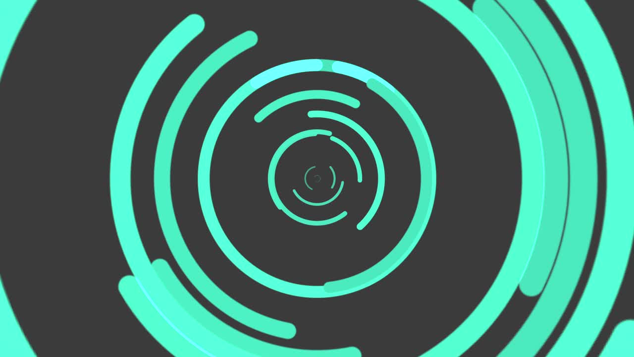 líneas espirales de vértigo negras y verdes