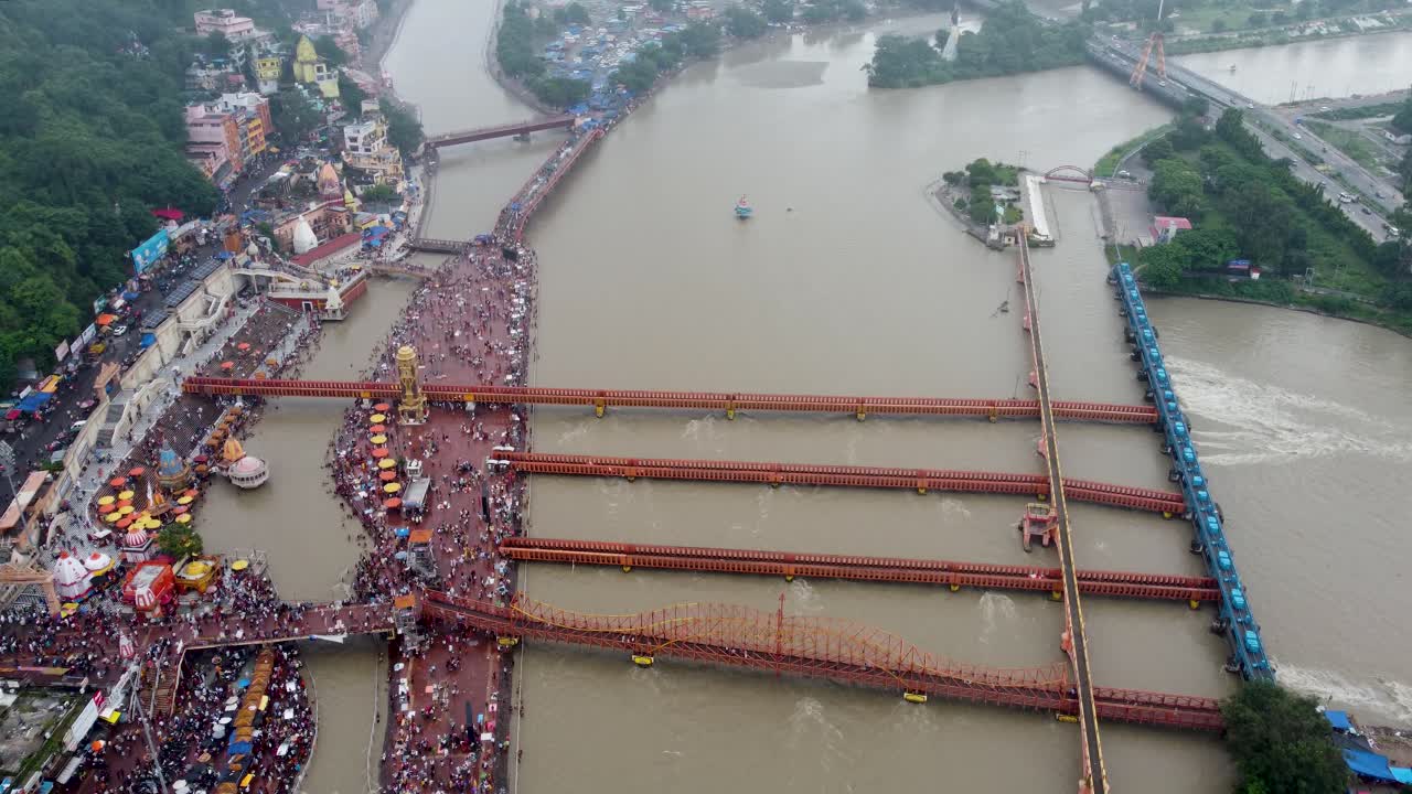 har ki pauri ghat a orillas del río ganga en la ciudad de haridwar