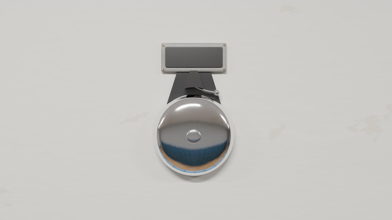 Back To School Ringing Gray Bell Entrance Time