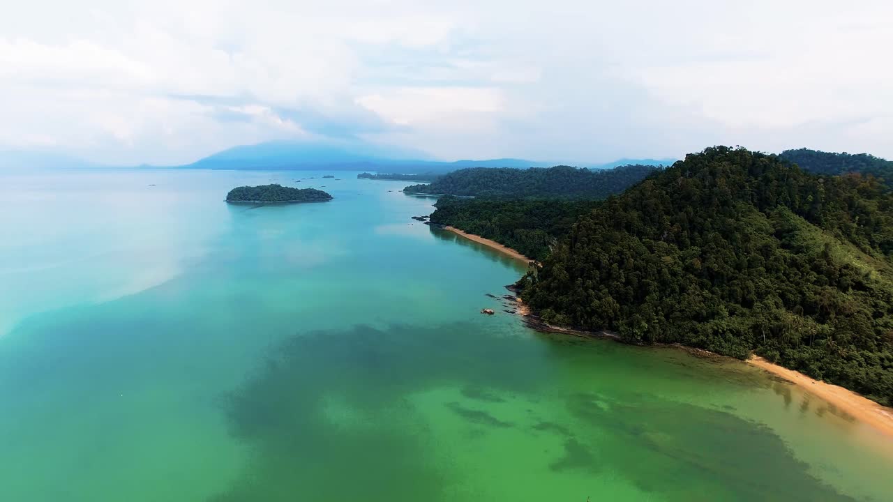 Beautiful Telok Serabang Beach Sematan Borneo