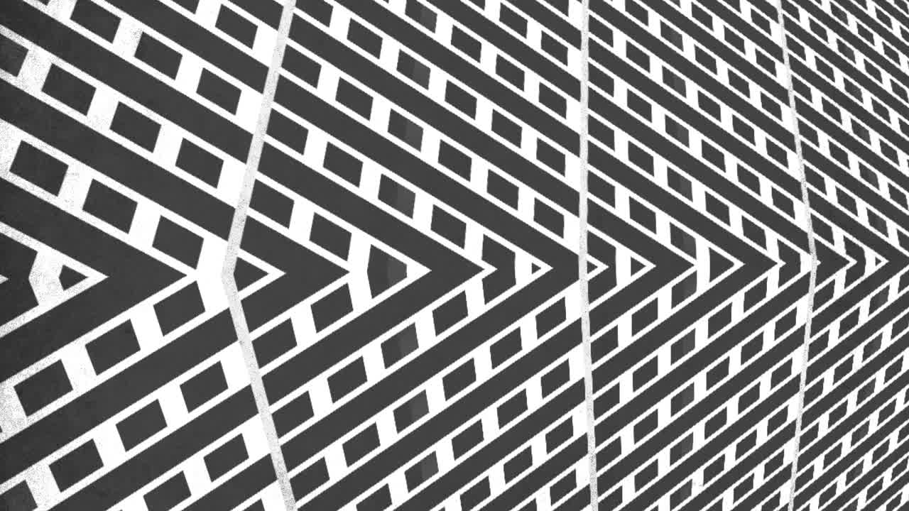 patrón dinámico en zigzag contraste audaz de líneas blancas y negras