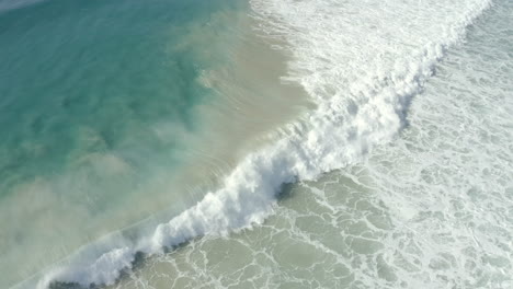 aerial view over sea