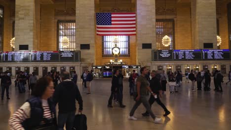 grand central terminal: a busy day at the iconic new york city train station