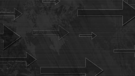 technology black grunge motion design with arrows