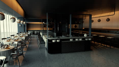 modern restaurant interior design