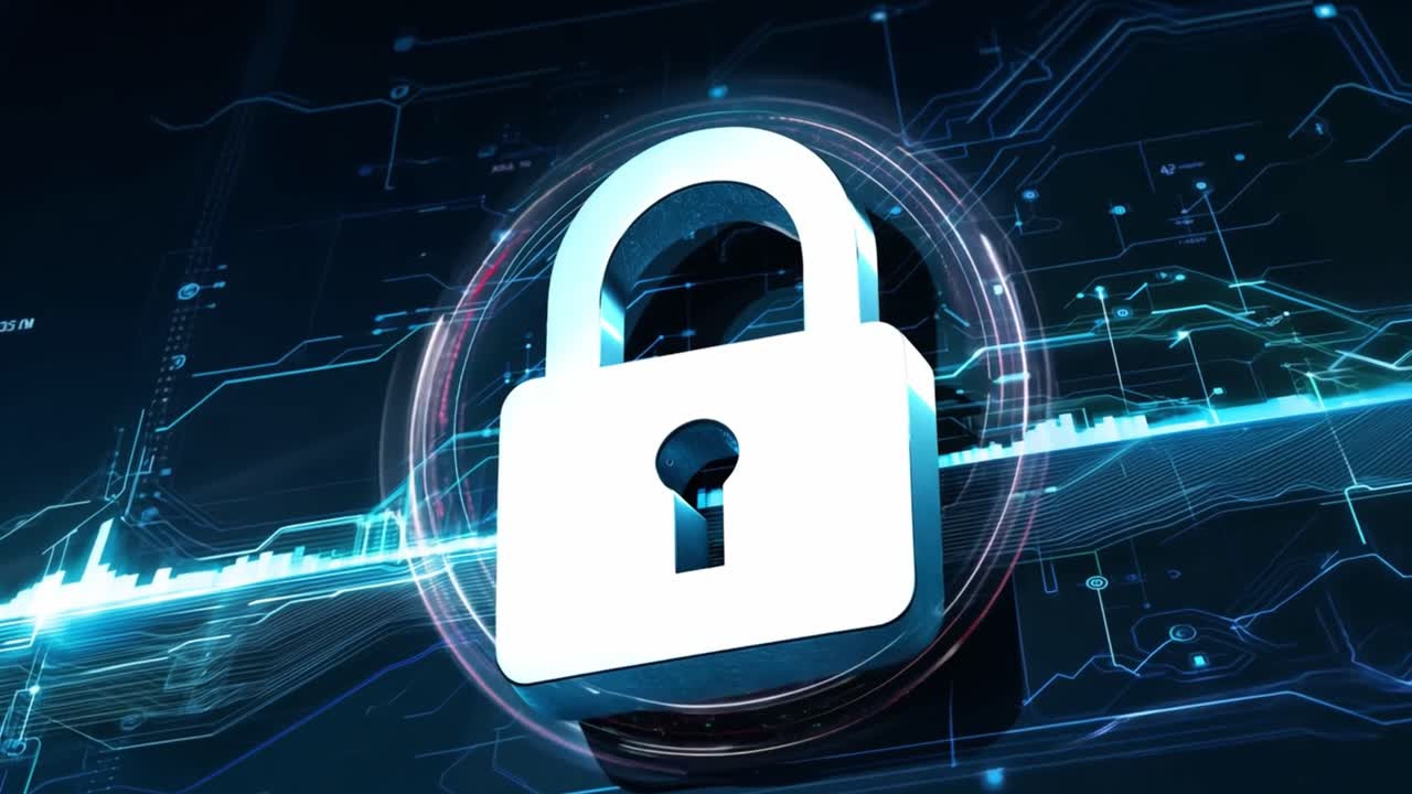 Digital Security Padlock