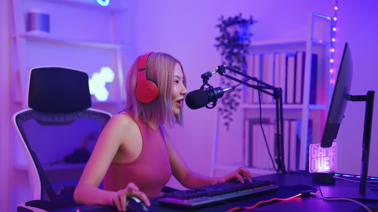 여성 게이머 스트리밍