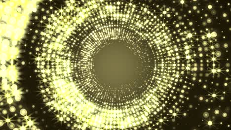 glitter circles loop background