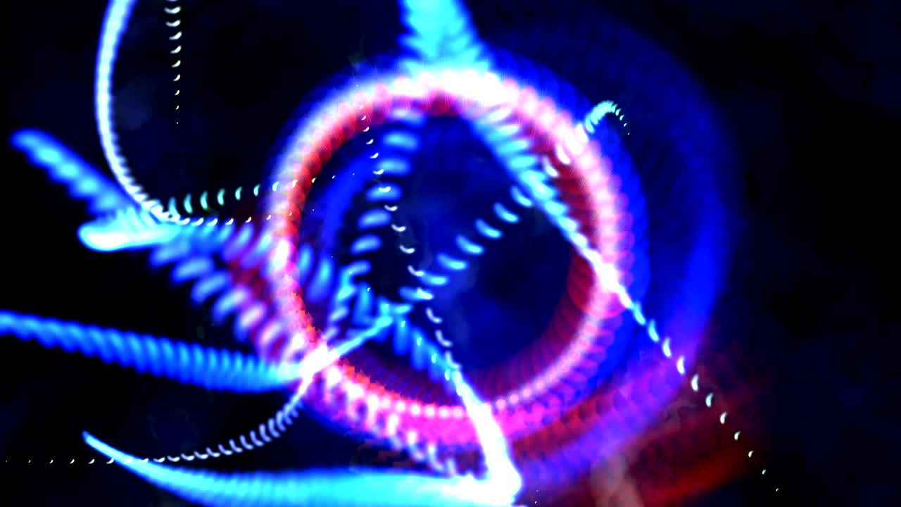 animación digital de una luz mística