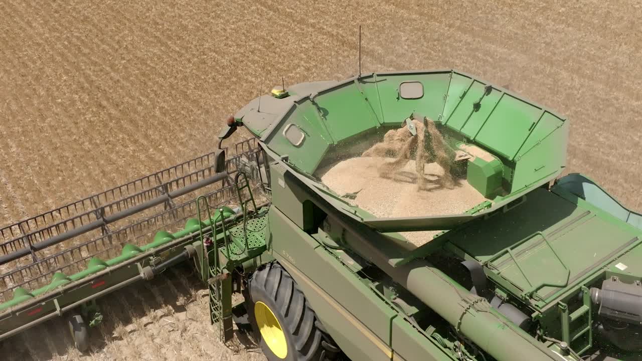 cosecha de grano de amplia hectárea en el oeste de australia