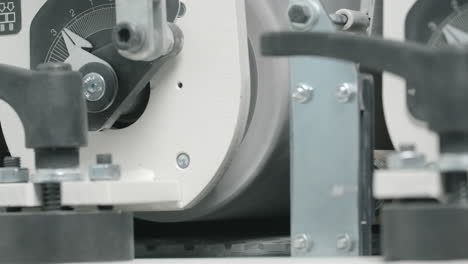 industrial grinding machine close-up