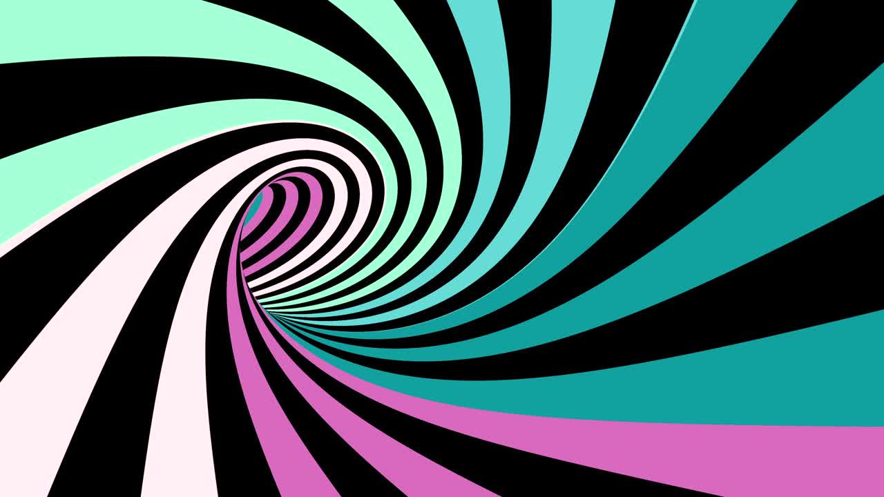 ilusión espiral hipnótica bucle sin costuras