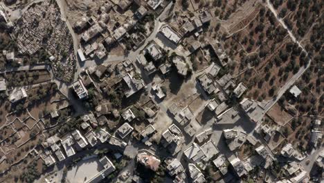 palestinian old city abu dahuk (beit hanina)- aerial