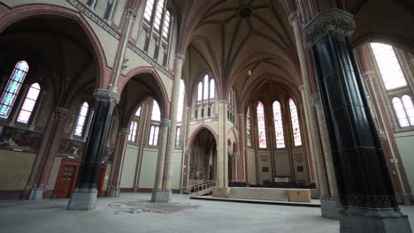 view inside old church in hoge gouwe