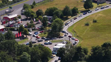 nurburgring race track, nordschleife, green hell, aerial video