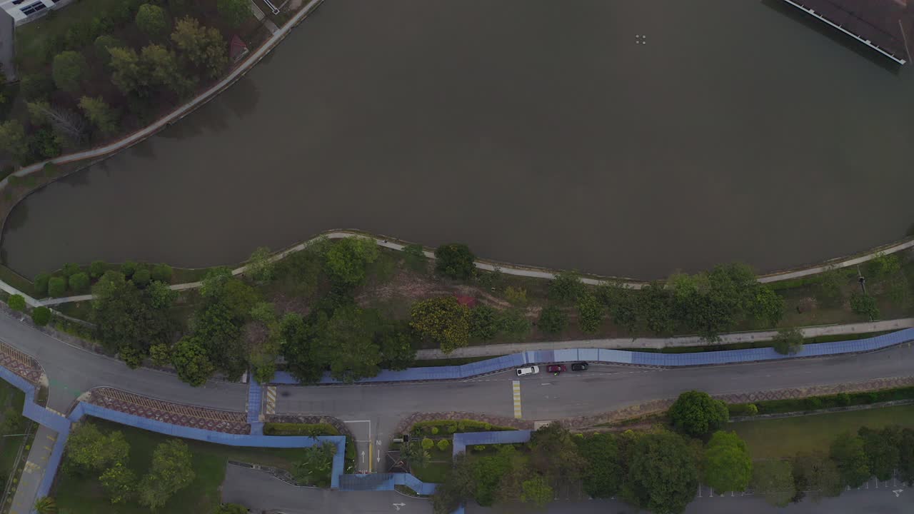 la escena del amanecer en 4k de malasia.