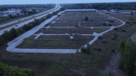 A-night-tour-across-an-abandoned-racetrack-and-stables