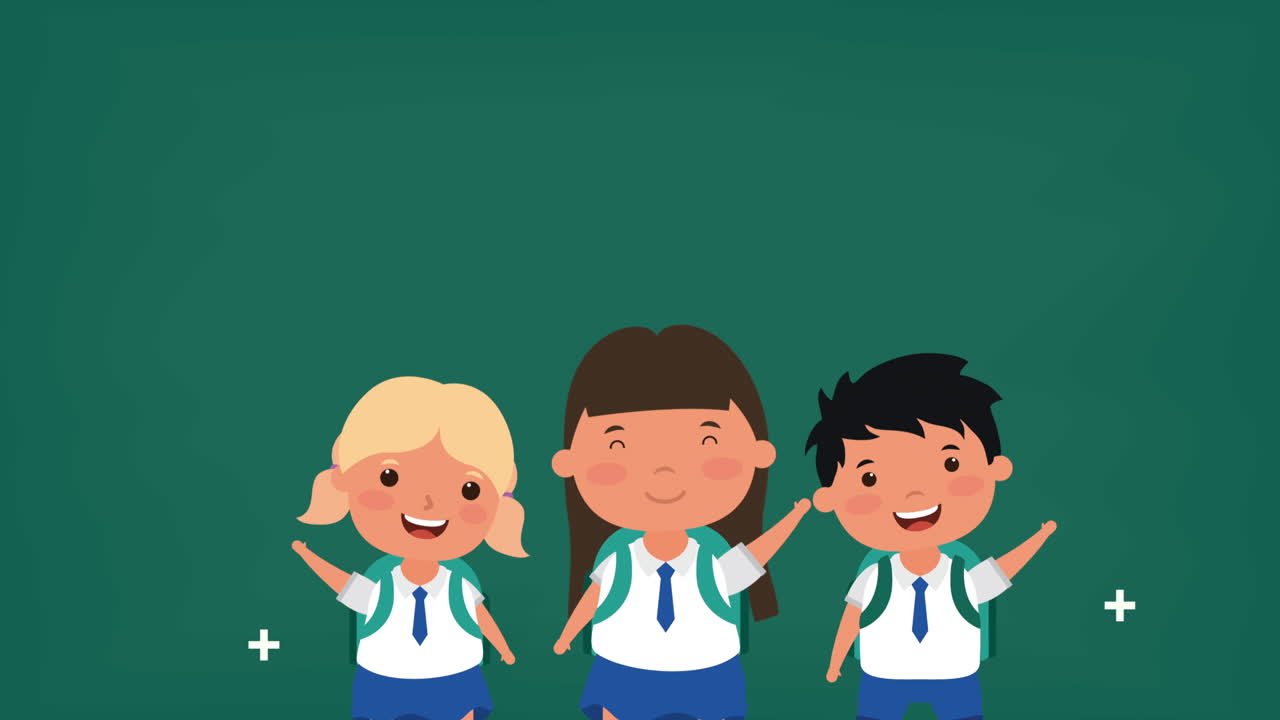 어린 아이들과 함께 학교 시즌으로 돌아갑니다.