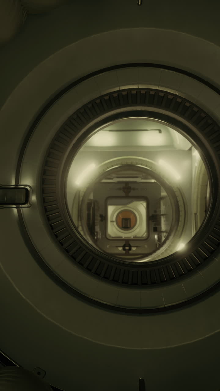 Exploration of a futuristic spacecraft interior design and layout concepts