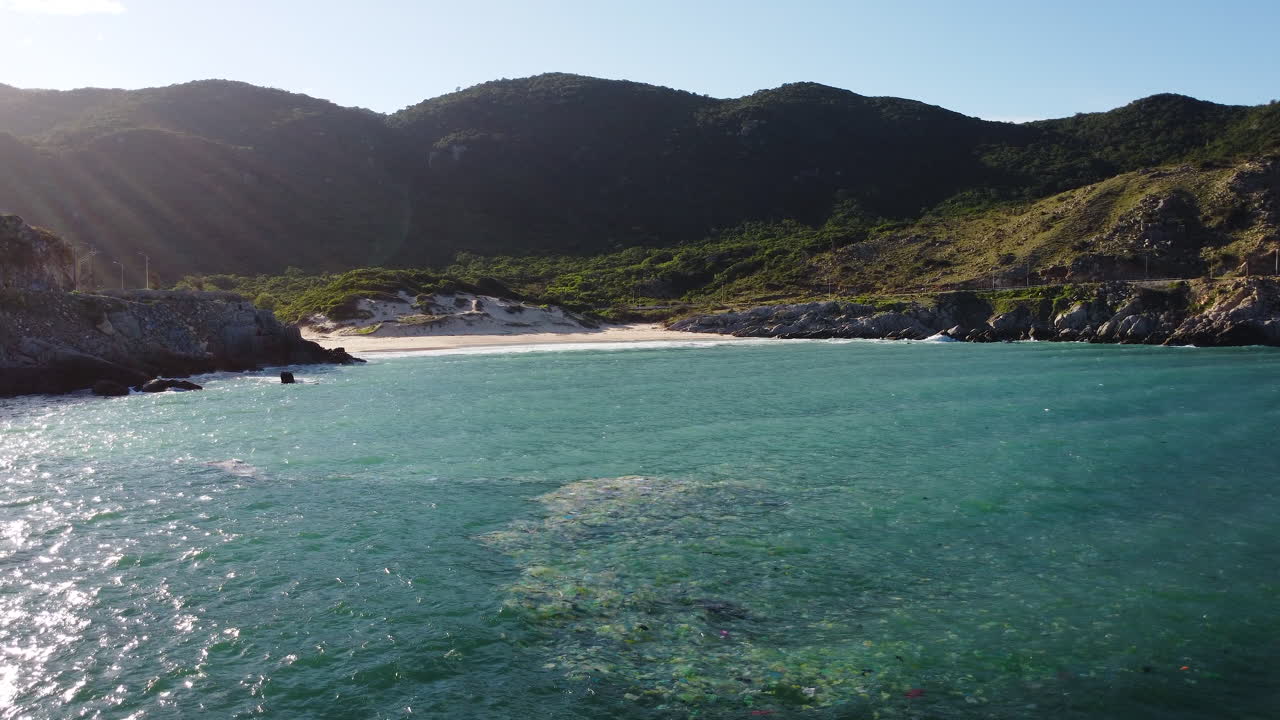 A tranquil tropical beach in a Vietnamese bay in the South China Sea