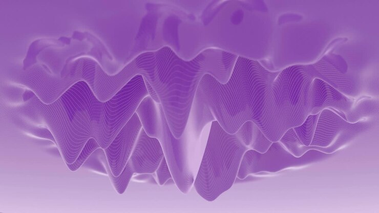 4K Abstract Undulating Waveform