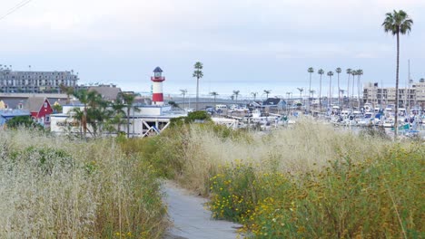 oceanside, california on an overcast morning