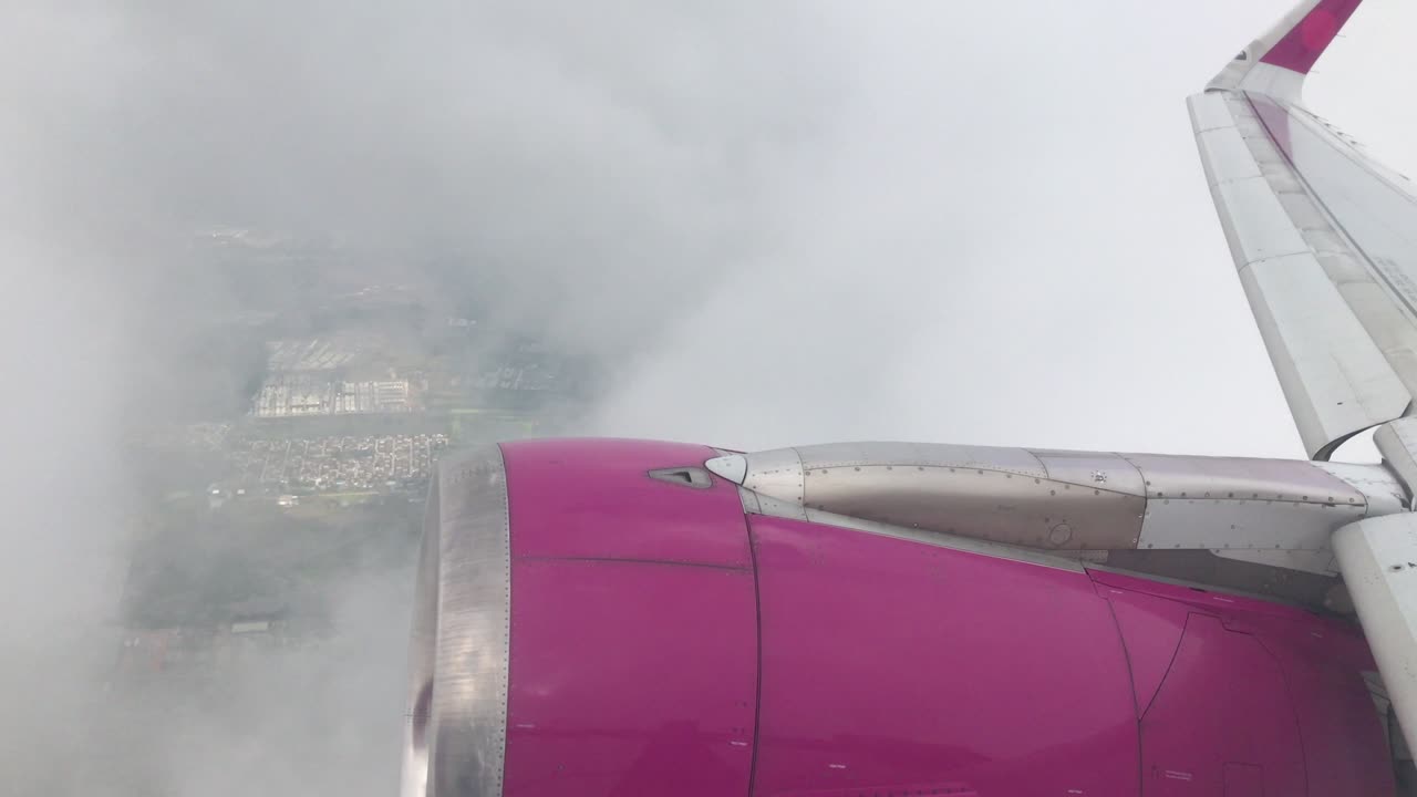 The plane flew into the atmosphere