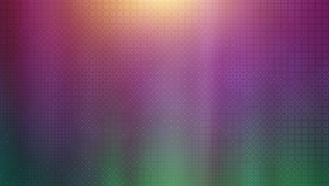 fondo de gradiente vibrante en bucle con una superposición de textura de cuadrícula punteada - tonos de púrpura, verde y naranja, efectos de luz sutiles, animación dinámica y elegante para proyectos de diseño moderno