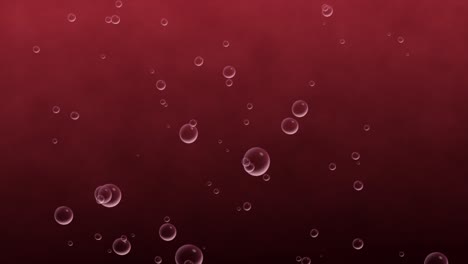 bubble liquid 3d animation rising through ocean water motion graphics background beverage soda visual effect soap particles digital art oil red black