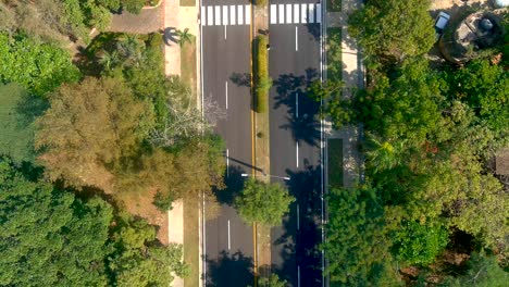 mirador sur park shot from above, sunny day