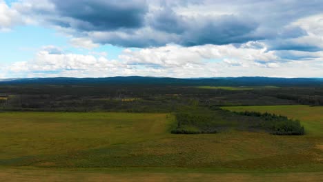 4K-Drone-Video-of-Chena-River-near-Fairbanks,-Alaska