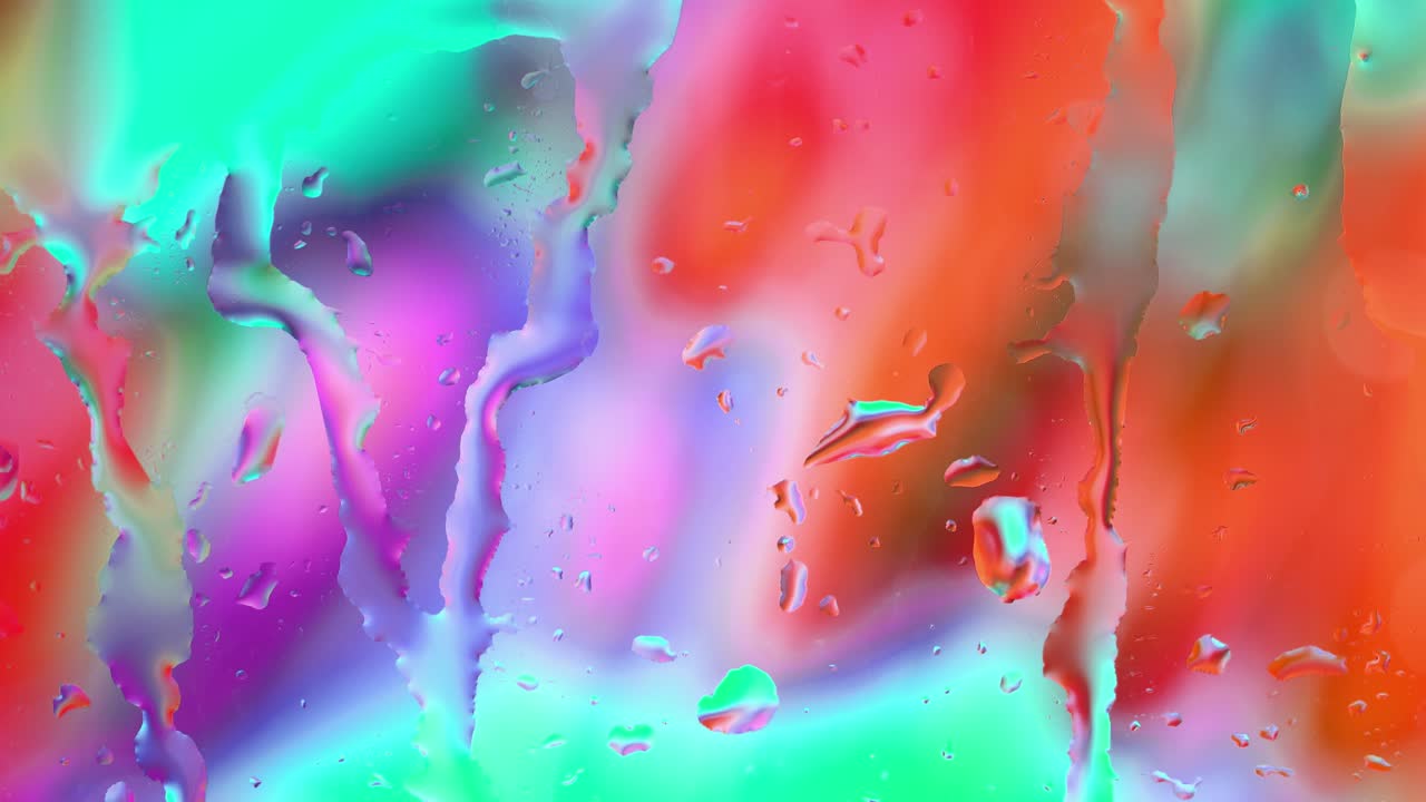 gotas de lluvia corriendo por la ventana