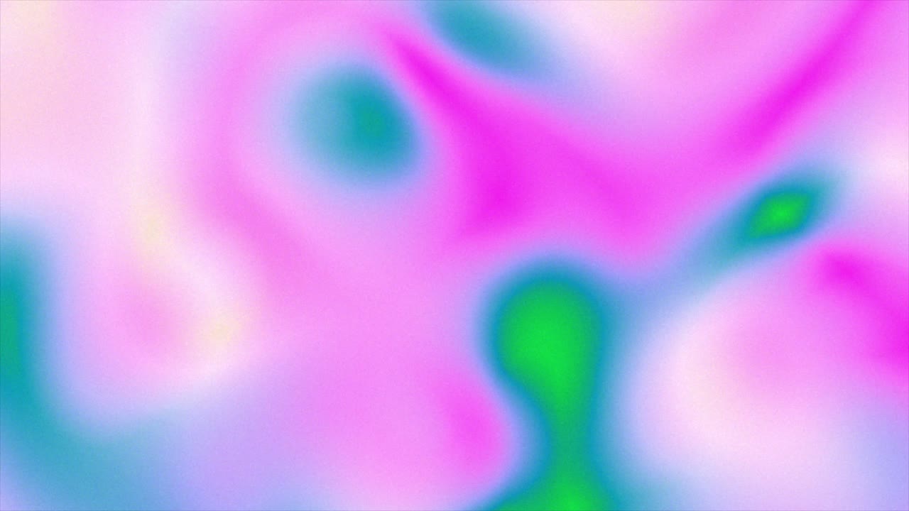 Grainy warping and twisting lava lamp 3D animation dynamic motion graphics on gradient background visual effects abstract illusion patterns seamless loop morphing blob textures colour pink green blue