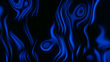 abstract blue waves on black background