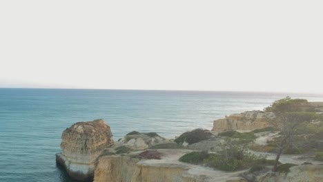 Vast-Sea-Scene-With-Hills-And-Coast-Of-Albufeira-Portugal