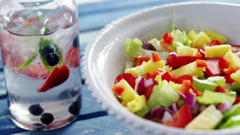 fruit salad in bowl