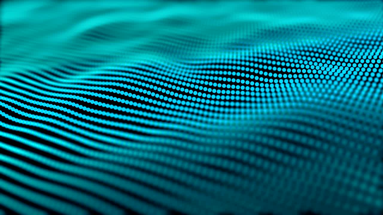 fondo de onda azul abstracto. bucle sin costuras