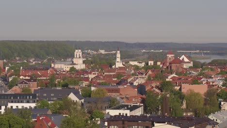 Morgenpanorama-Der-Altstadt-Von-Kaunas