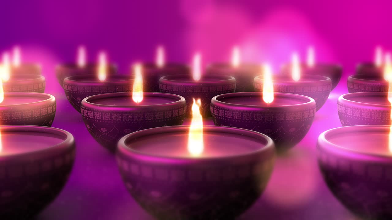 Felice celebrazione del Festival Diwali.