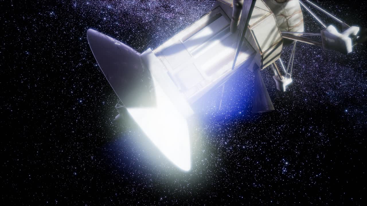 마젤란 우주선이 금성에 접근하고 있습니다.