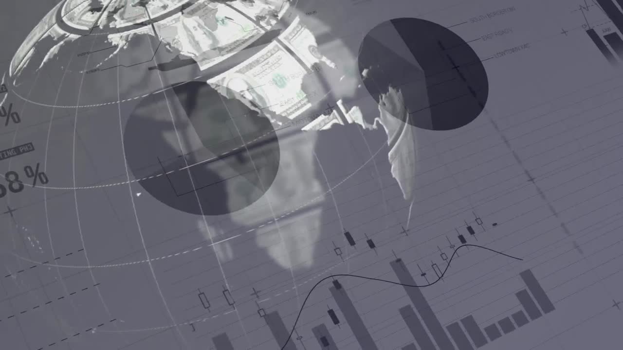 Globus aus Dollarnoten